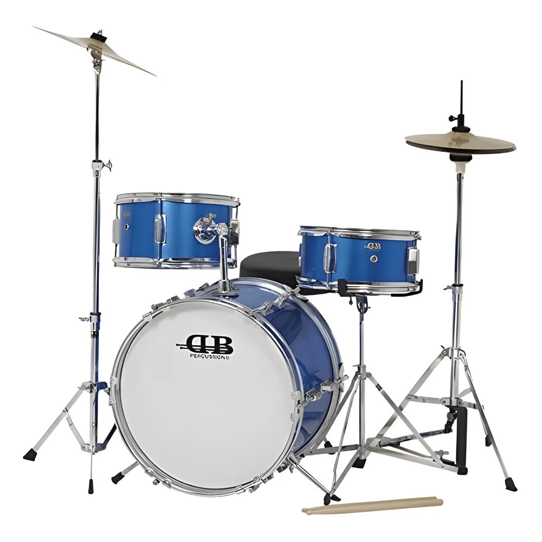DB Percussion DBJ3011 3-Piece Junior Drum Kit - Blue