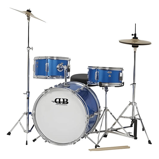 DB Percussion DBJ3011 3-Piece Junior Drum Kit - Blue