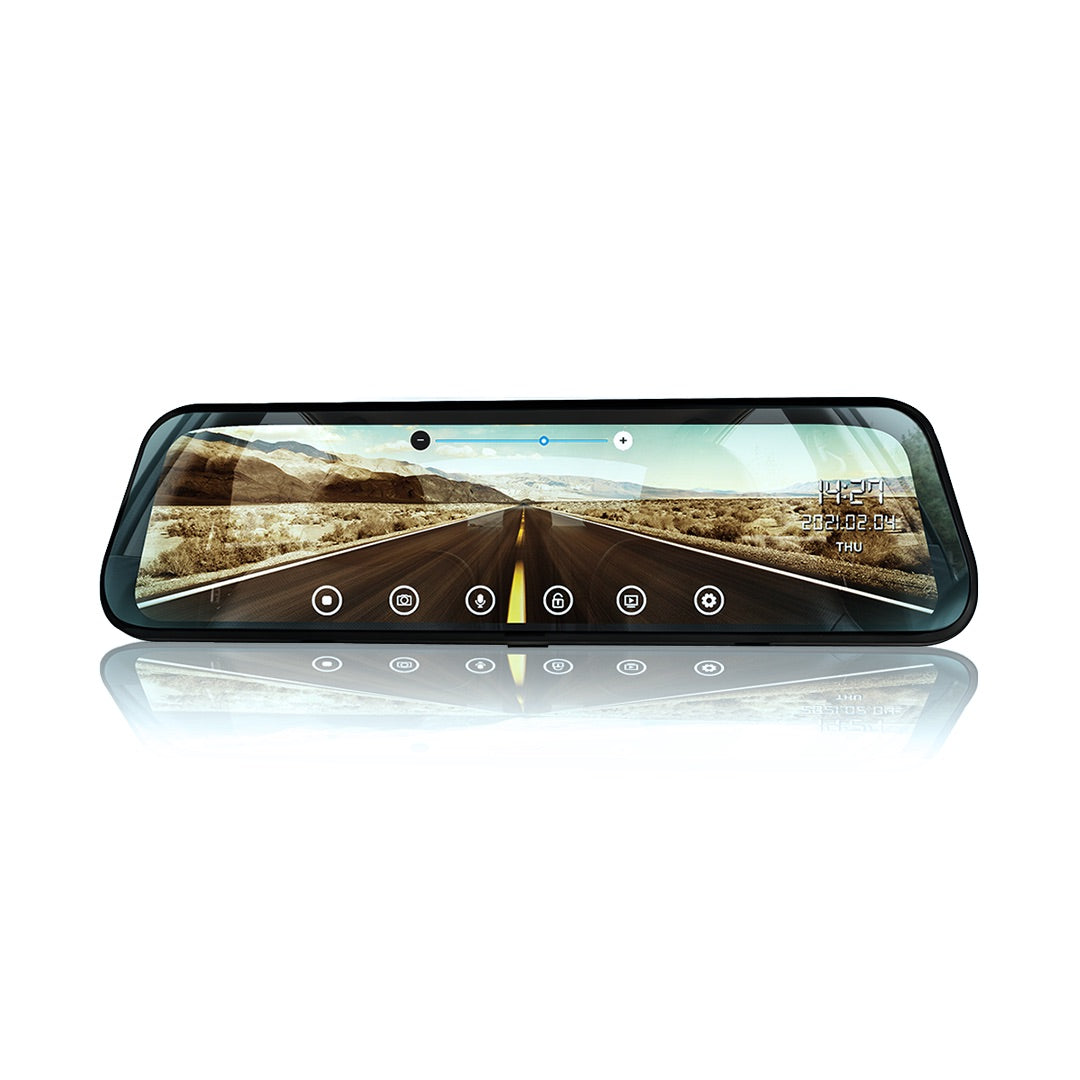 OneX Braket Mount Smart Mirror DVR Wi-Fi. 4K Camera