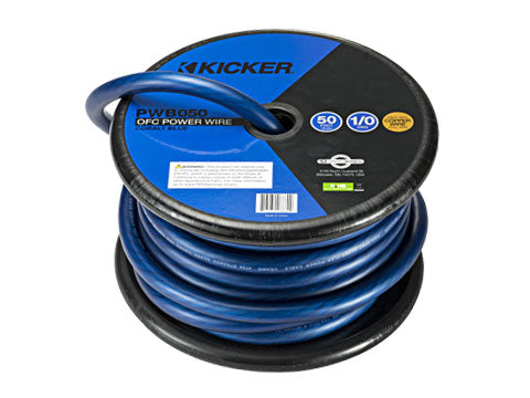 1/0AWG POWER WIRE 50FT BLUE RoHS COMPLIANT