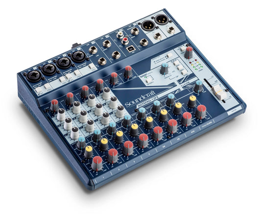 Soundcraft Notepad 12-Channel Desktop Mixer with USB + Lexicon Effects