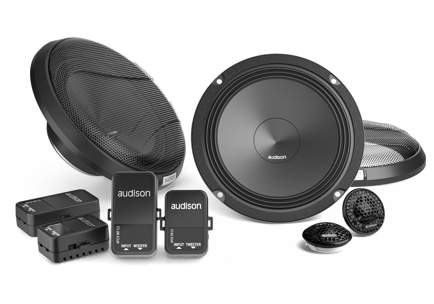 Audison - APK 165 Ohm2 - KIT 2Way AP 1+AP 6.5 Ohm2+Grilles