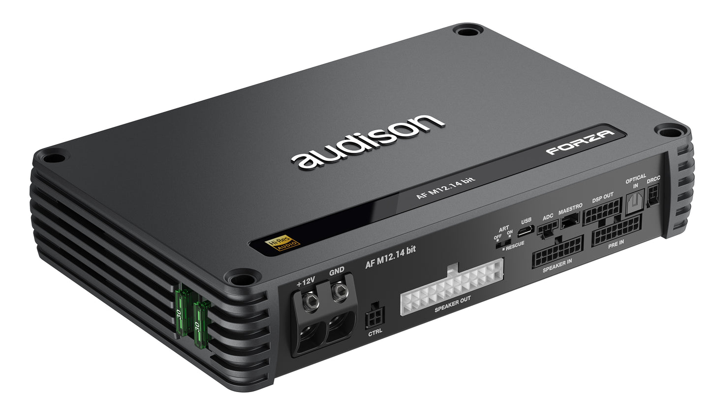Audison - AF M12.14 bit - 12CH AMPLIFIER WITH DSP 12x90W