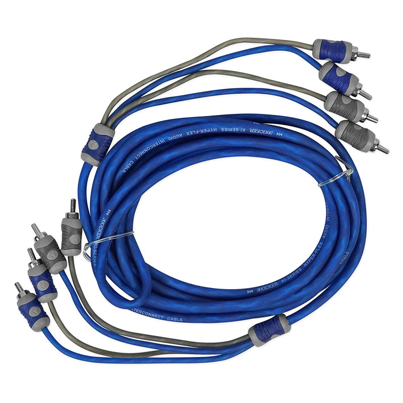 Kicker 46KI44 4ch RCA Interconnect