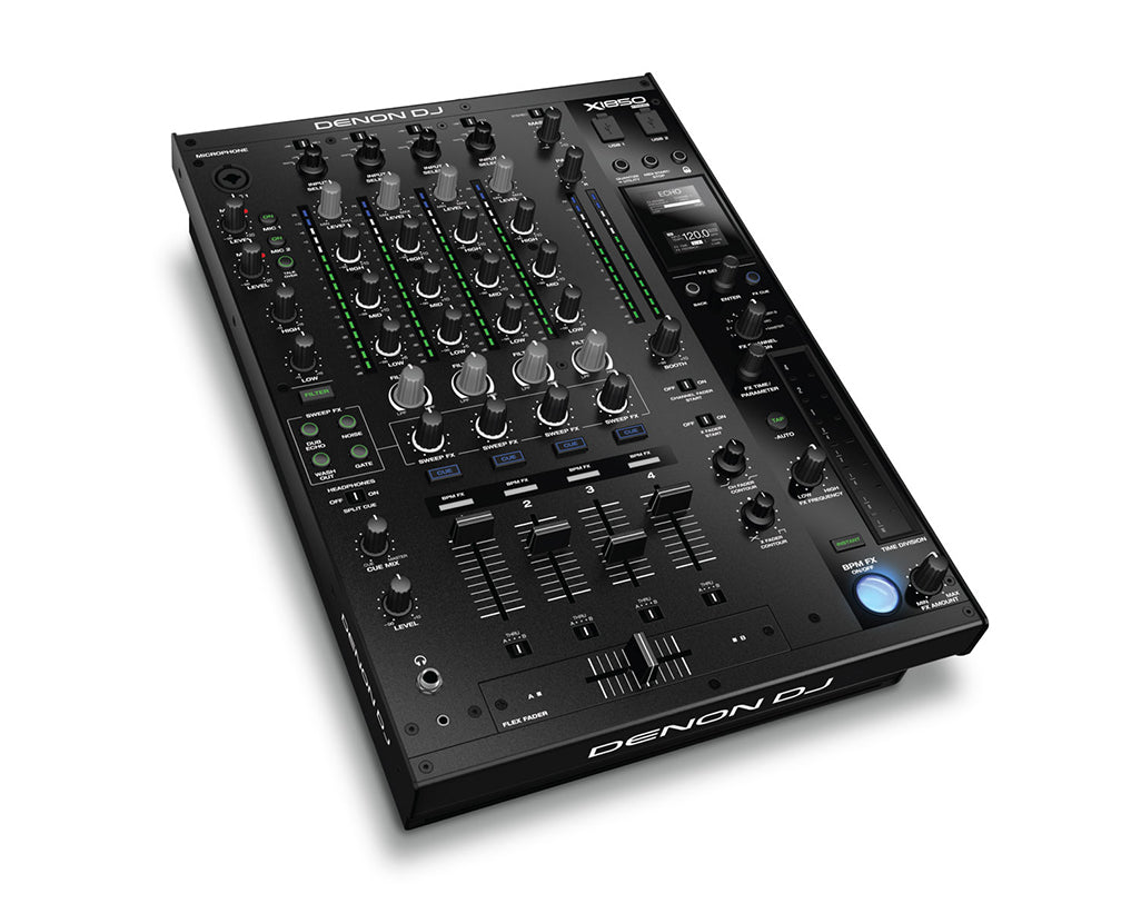 DENON 16 PRO BPM FX DUAL USB 5 PORT LAN HUB TENSION ADJUST CROSS FADER 2 XLR OUT