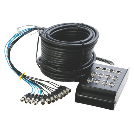 On-Stage SNK84100v2 100ft 8-Channel/4-Return Stage Snake