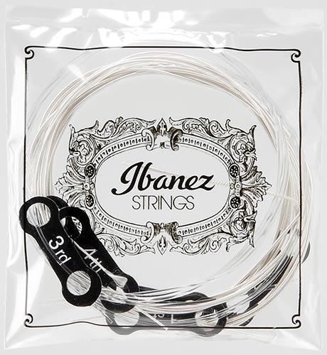 IBANEZ NORMAL TENSION CLEAR NYLON/ SILVER PLATED WOUND
