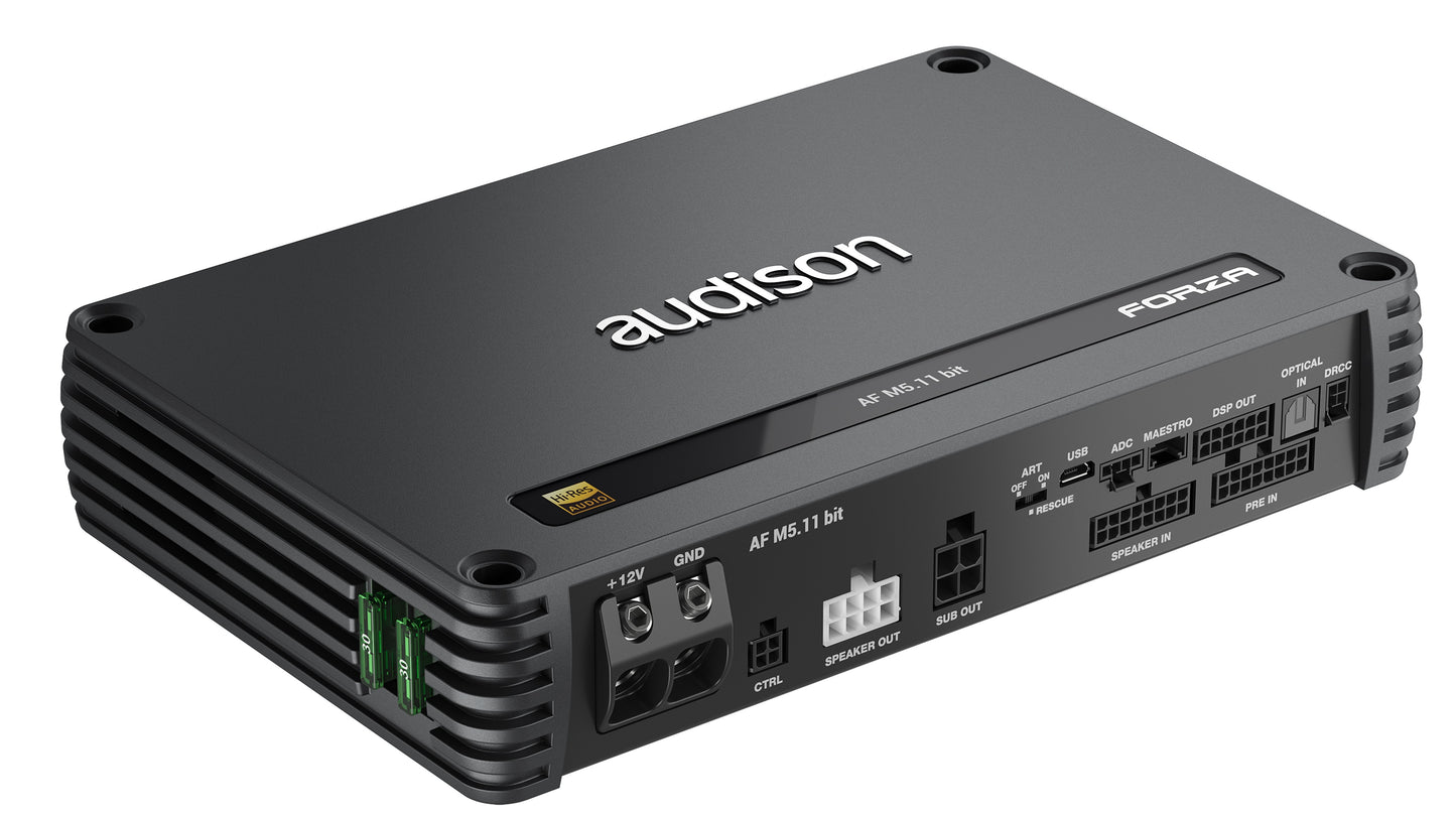 Audison - AF M5.11 bit - 5CH AMPLIF. WITH DSP 4x150W+1x600W