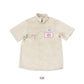Love is War Khaki Short Sleeve Shirt