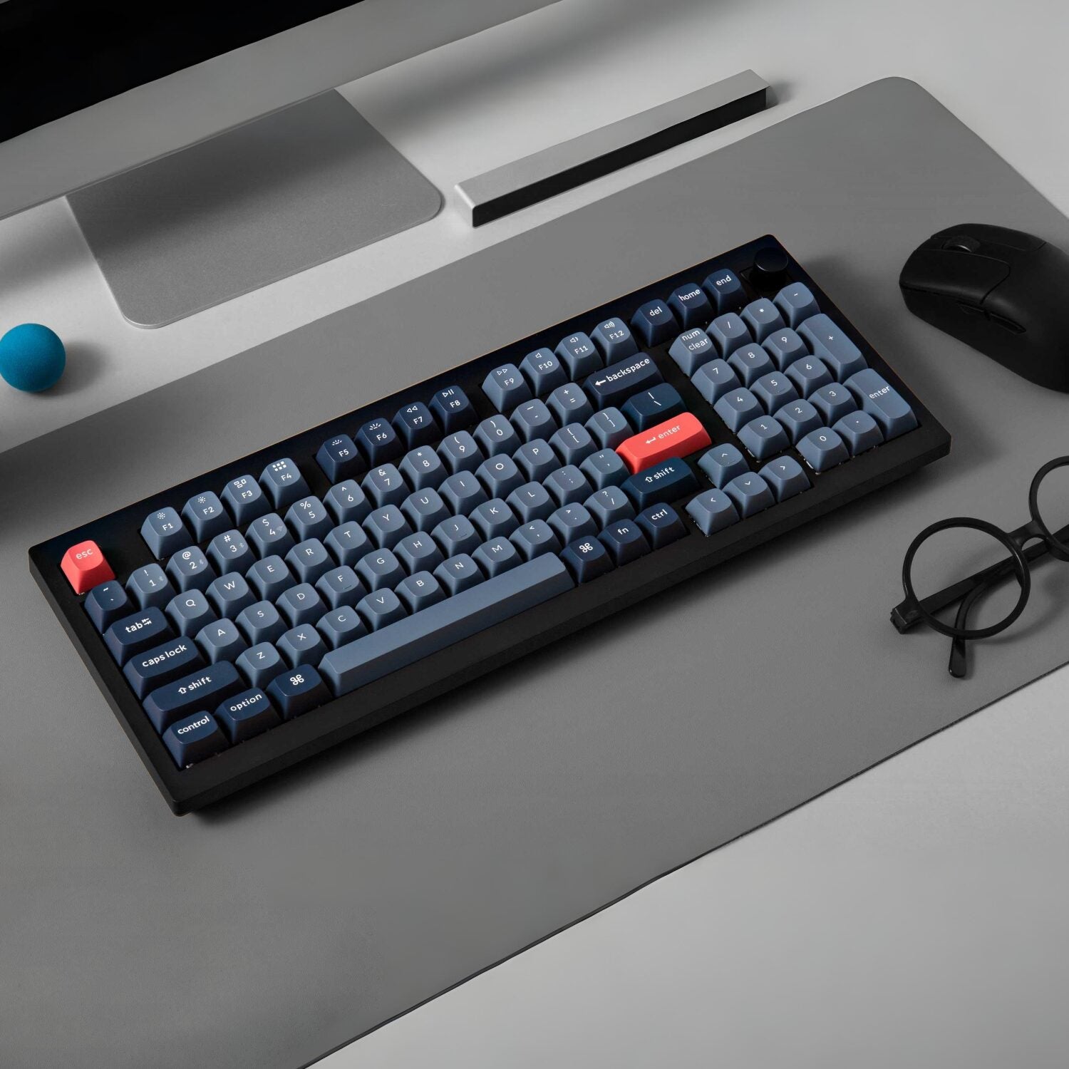 Keychron V5 Max Wireless Custom Keyboard - RED Switch - alternate product view 4
