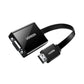 Ugreen HDMI to VGA Adapter, with 3.5mm Audio and Power Port - Black