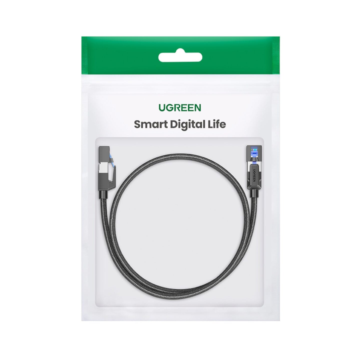 Ugreen Cat8 Nylon Braided Ethernet Cable - 40Gbps with Modular Plugs - 5m - alternate product view 5