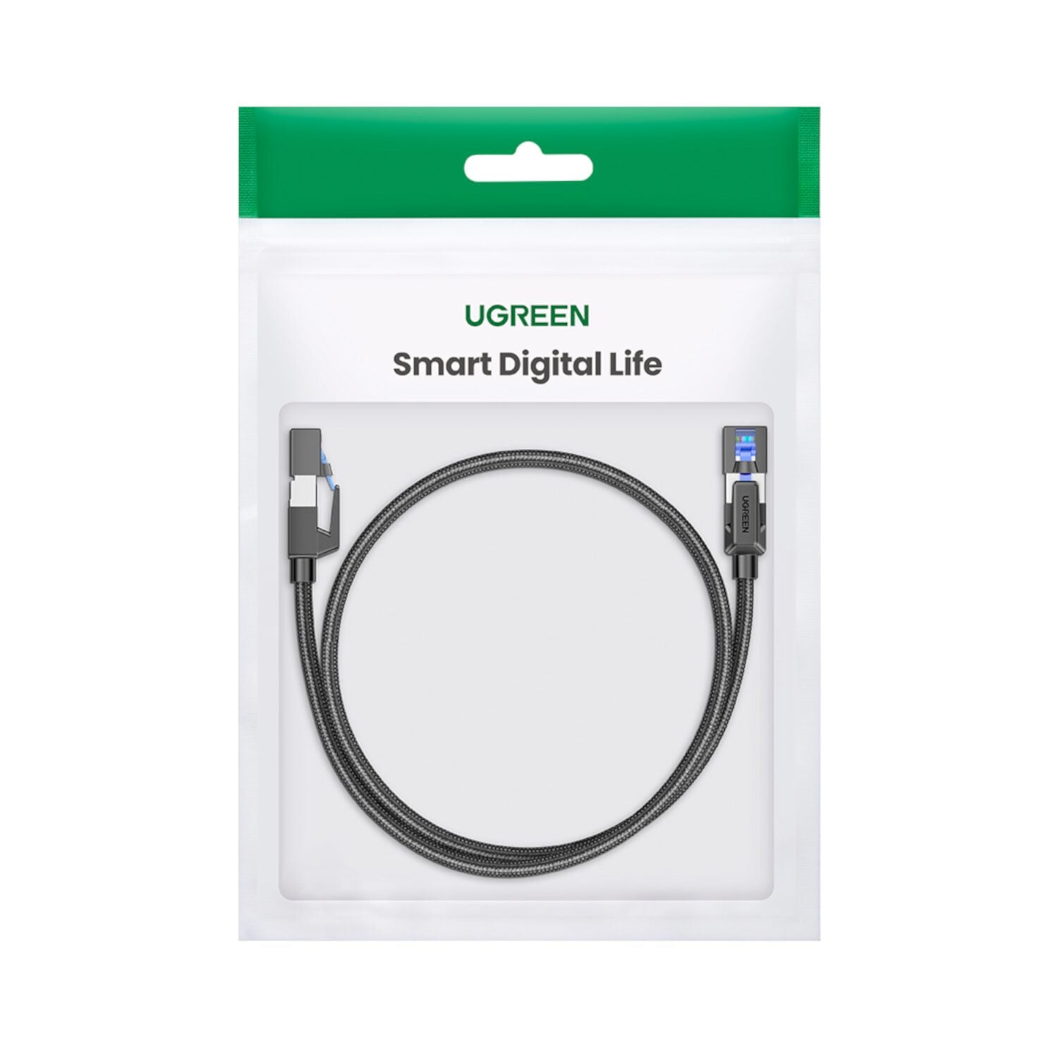 Ugreen Cat8 Nylon Braided Ethernet Cable - 40Gbps with Modular Plugs - 5m - alternate product view 5