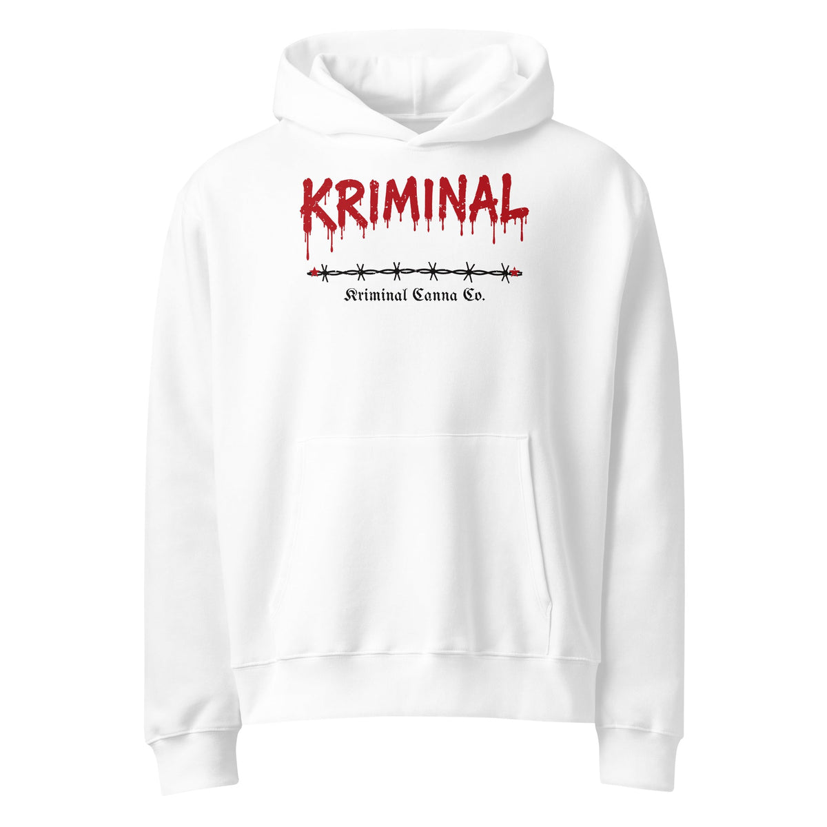 Kriminal "Blood Oath" Oversized Hoodie – product view 1