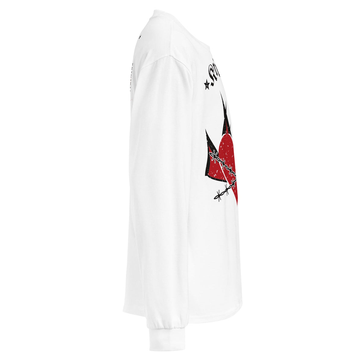 Kriminal "Burning Heart" Heavyweight Long Sleeve – product view 4