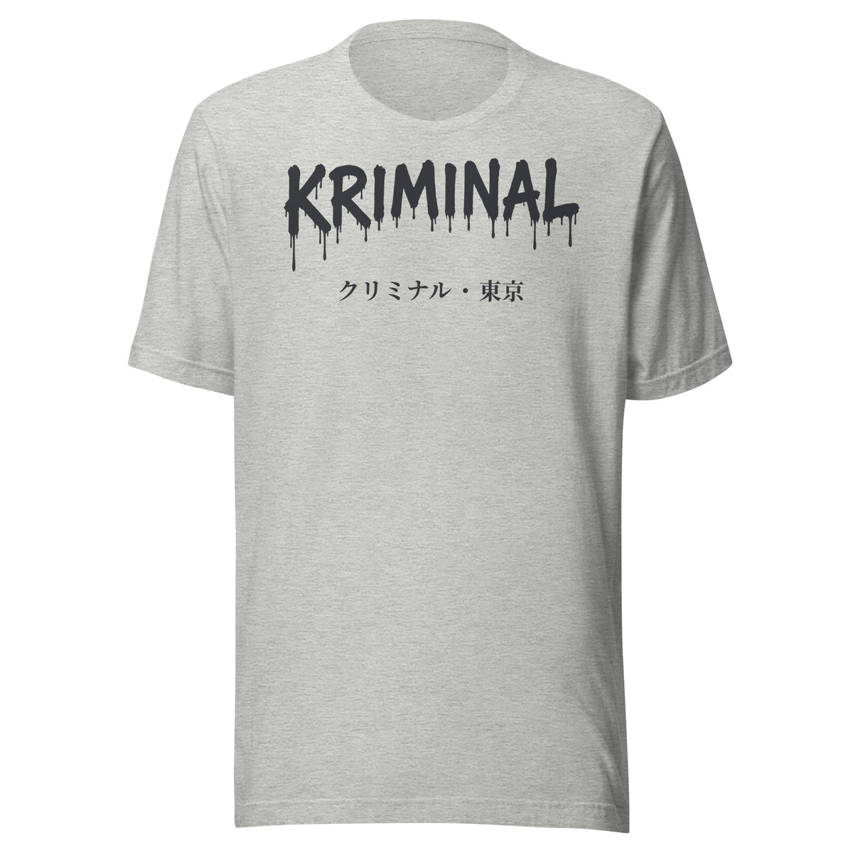 Kriminal "Drip" Heather Tee – product view 1