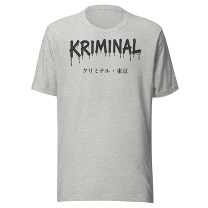 Kriminal "Drip" Heather Tee – product view 1