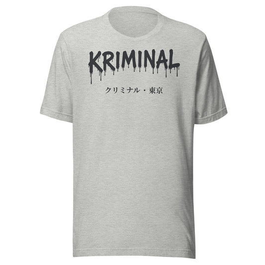 Kriminal "Drip" Heather Tee – product view 1