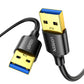 Ugreen USB 3.0 Male to Male Cable, with 5Gbps Data Transfer - 2m
