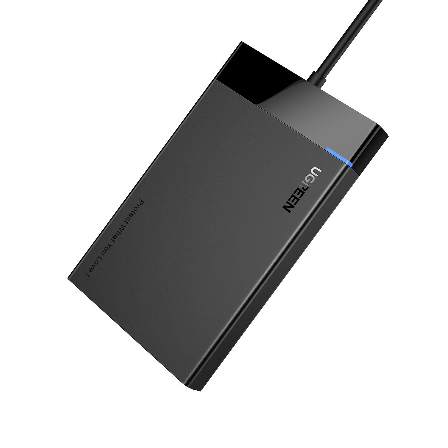 Ugreen USB 3.0 to 2.5” SATA Hard Drive Enclosure (Non-Detachable Cable) - alternate product view 2