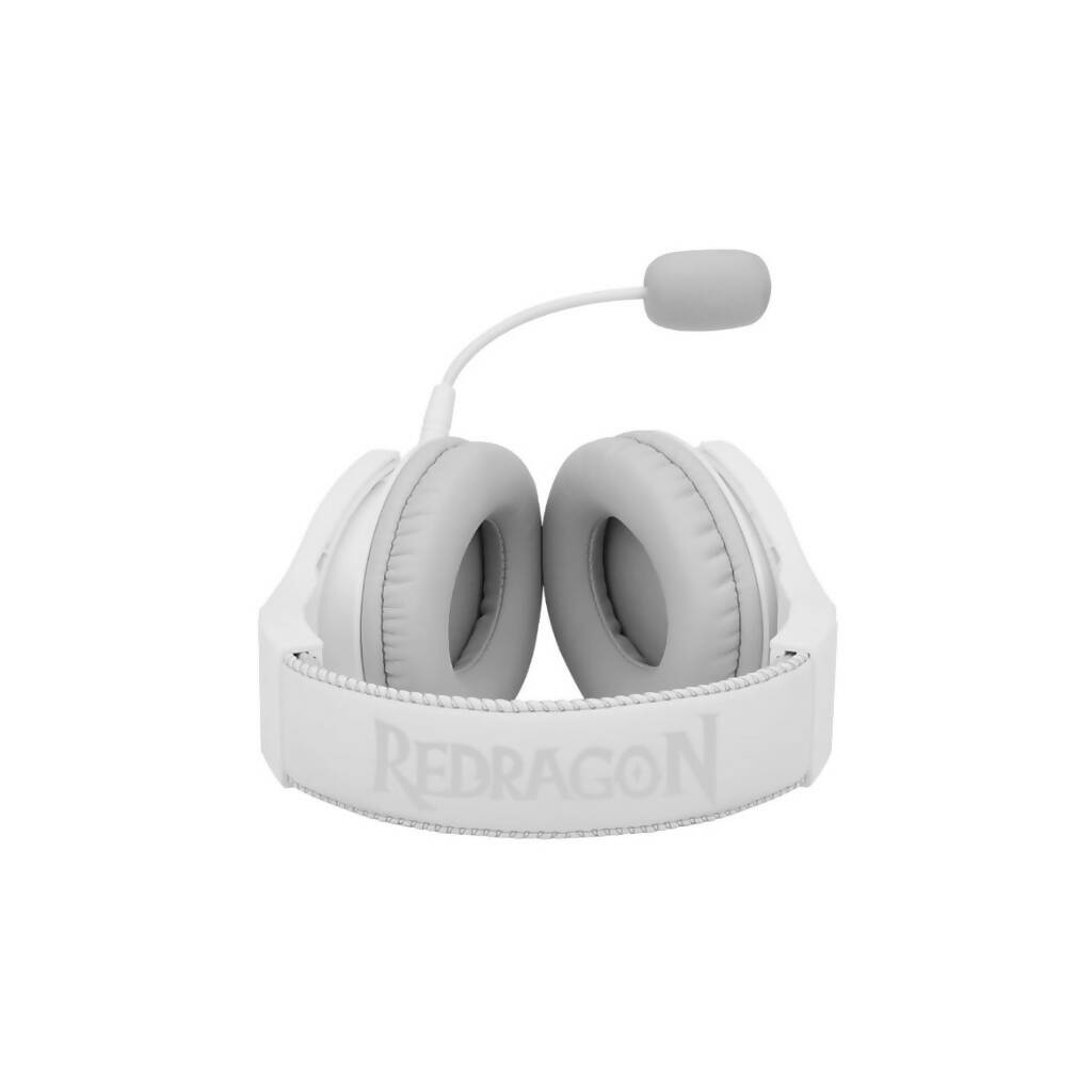 REDRAGON Over-Ear PANDORA USB (Power Only)|Aux (Mic & Headset) RGB Gaming Headset – White