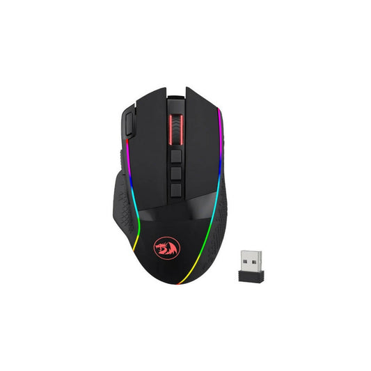 REDRAGON Enlightment 19000DPI RGB Wireless Gaming Mouse – Black